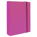 Cartella con Elastico Piatto – fucsia d7