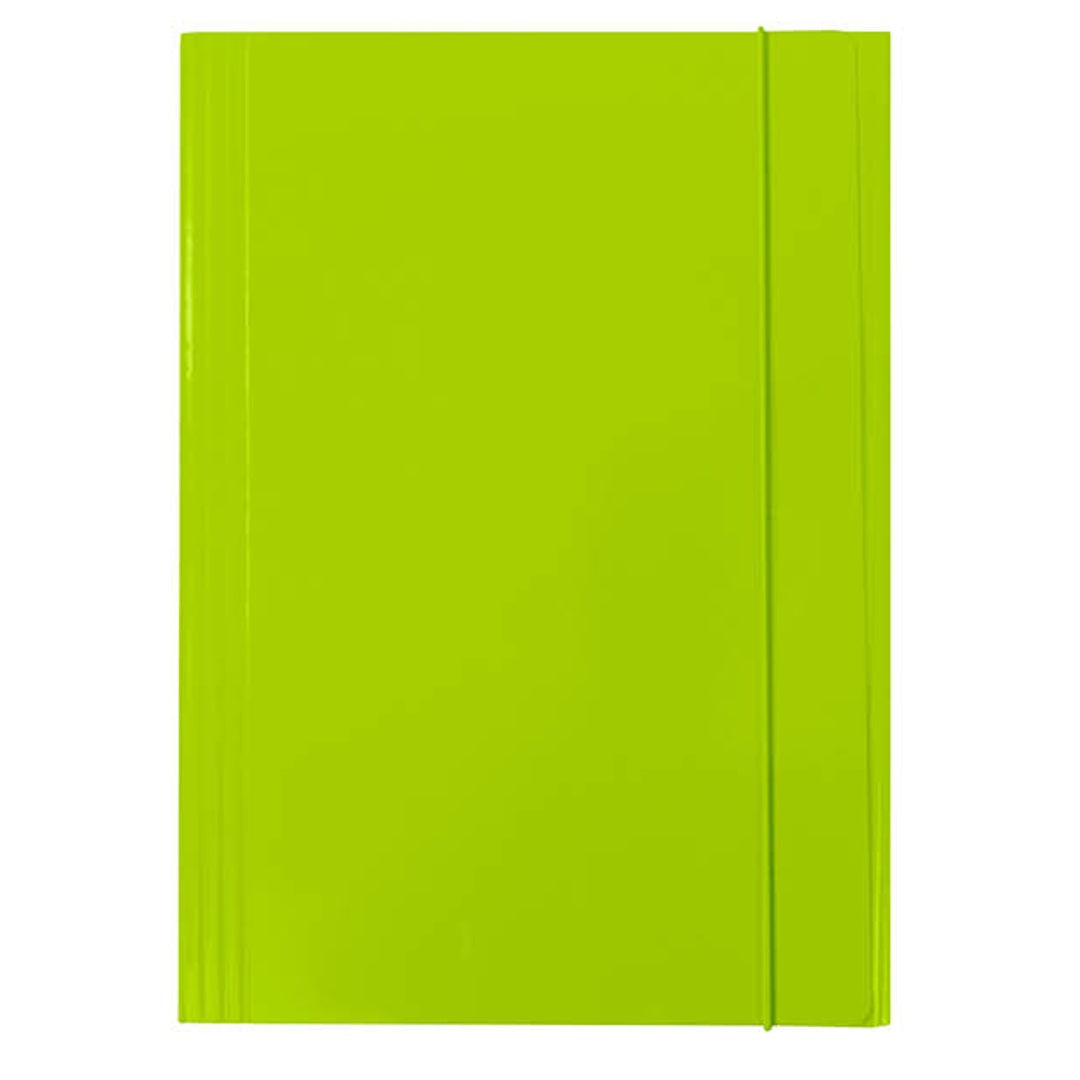 Cartellina 3L con Elastico – Verde Chiaro Disegni