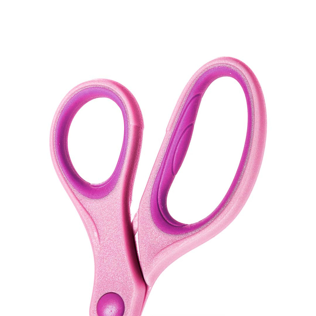 Forbici Punta Tonda – 18 rosa
