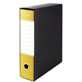 Registratore Raccoglitore Ufficio Protocolli con Leva D8 Giallo