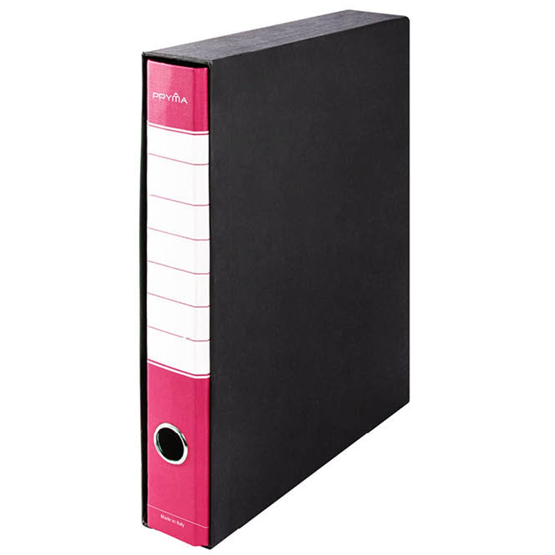 Registratore Raccoglitore Ufficio con Leva – fucsia d5
