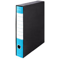 Registratore Raccoglitore Ufficio con Leva – azzurro d5