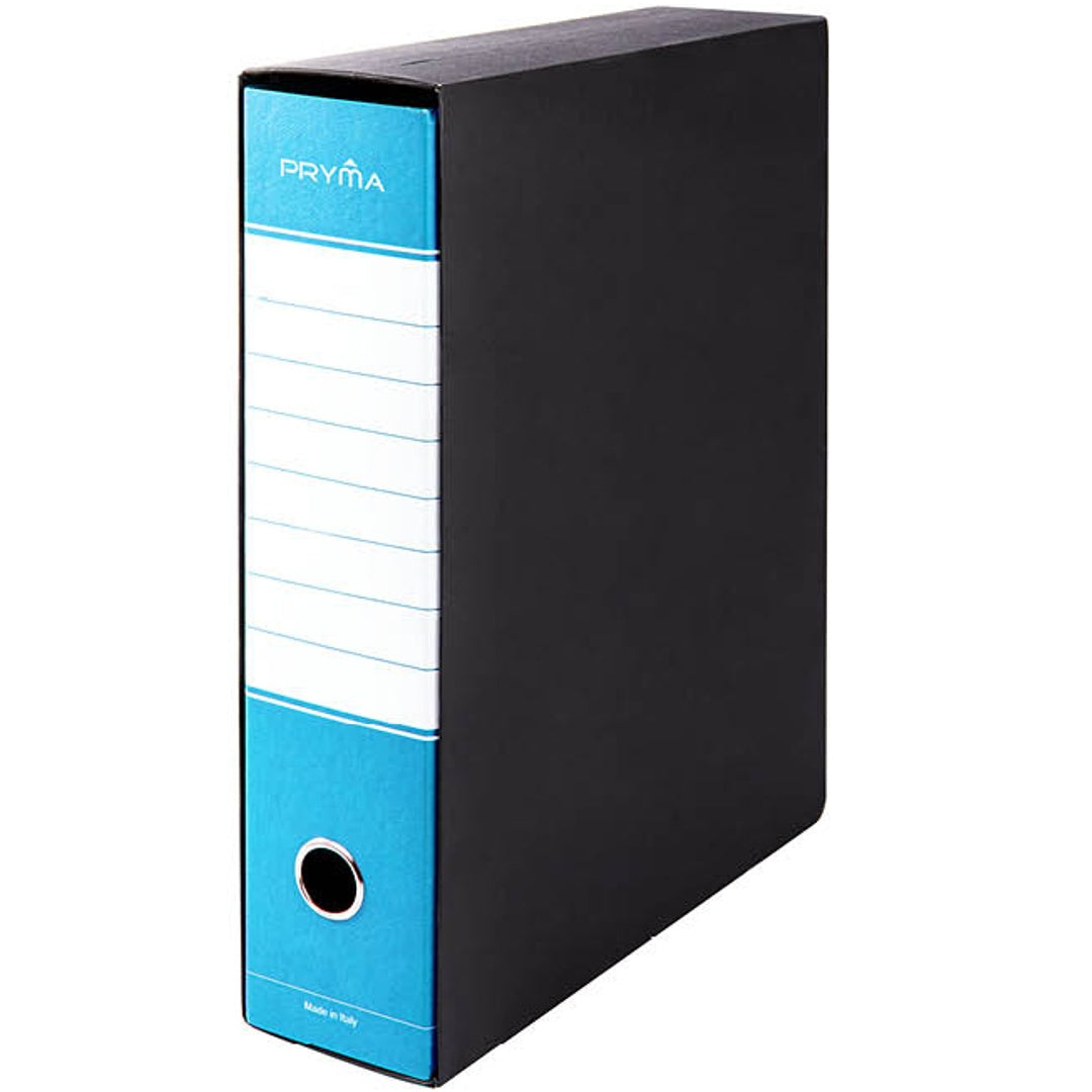 Registratore Raccoglitore Ufficio con Leva – azzurro d8