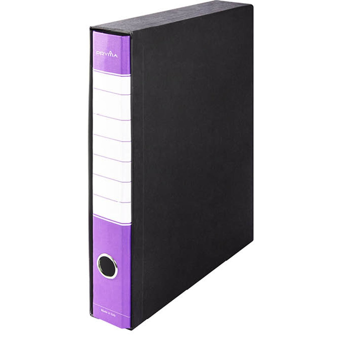 Registratore Raccoglitore Ufficio con Leva – lilla d5