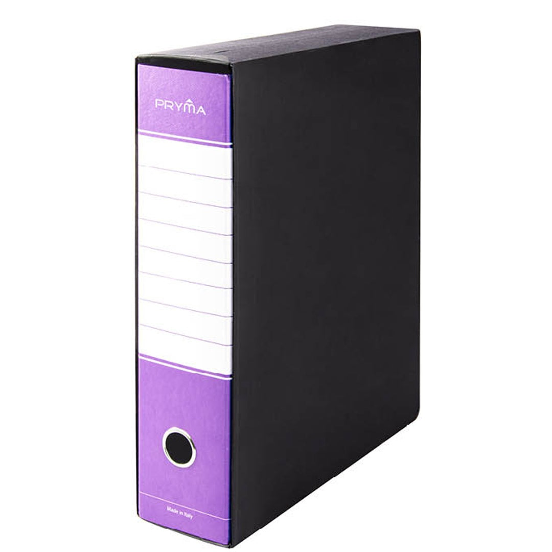 Registratore Raccoglitore Ufficio con Leva – lilla d8
