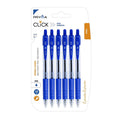 Penna a Sfera a Scatto Click Punta 1 mm 6 pz