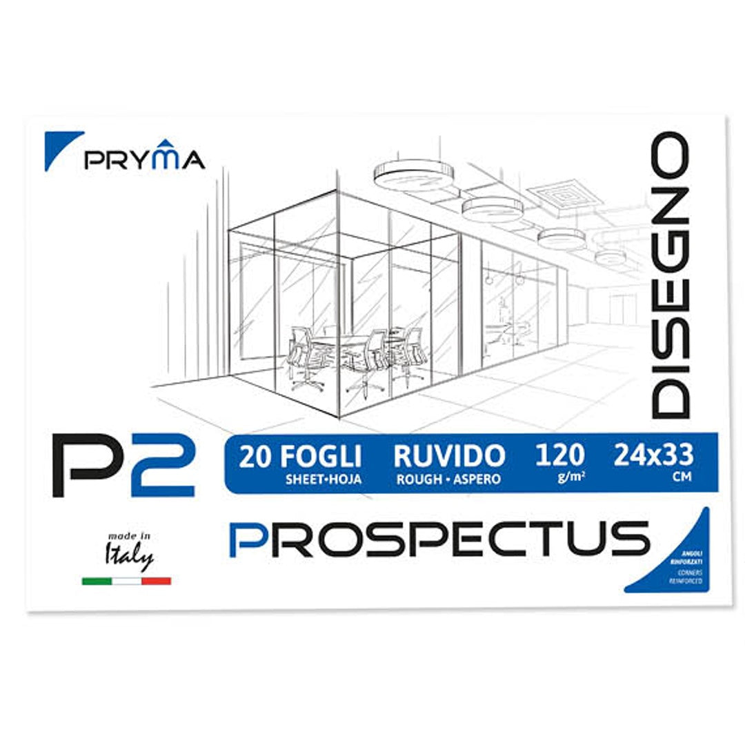 P2 Album da Disegno A4 – ruvidi 120 g/m²
