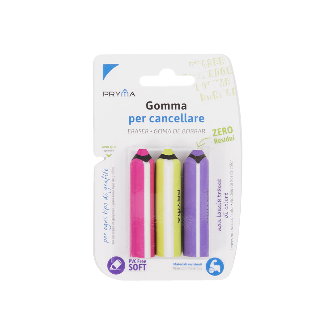 Gomma Matitona 3 pz Bl.