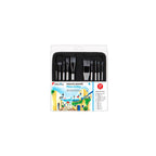 Set Pennelli Pittura Acrilico, Acquerello, Olio e Tempera 10 pz