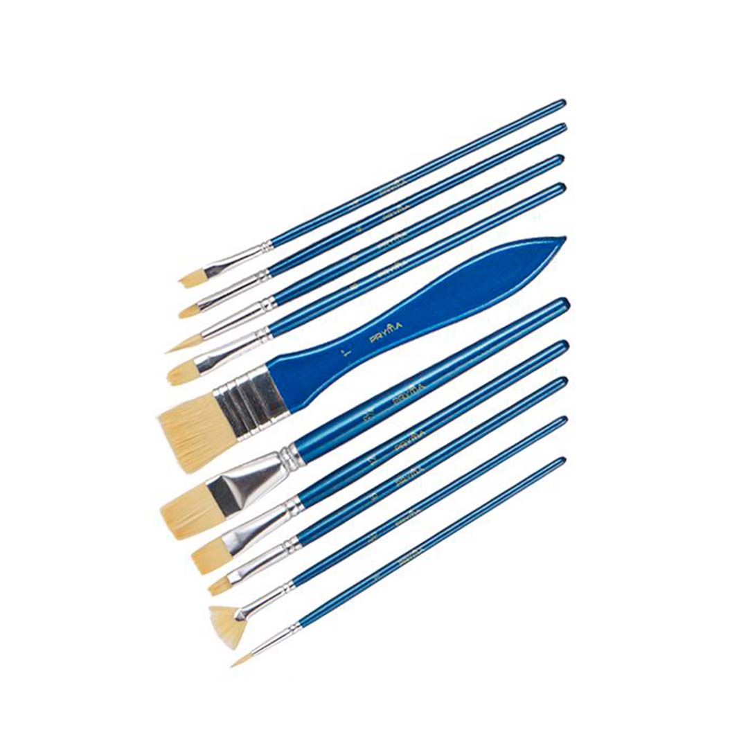 Set Pennelli Pittura Olio 10 pz