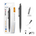Penna Sfera Scatto Brave 1Mm F/Allum.Nero