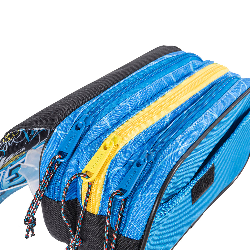 Astuccio Scuola Street Azzurro