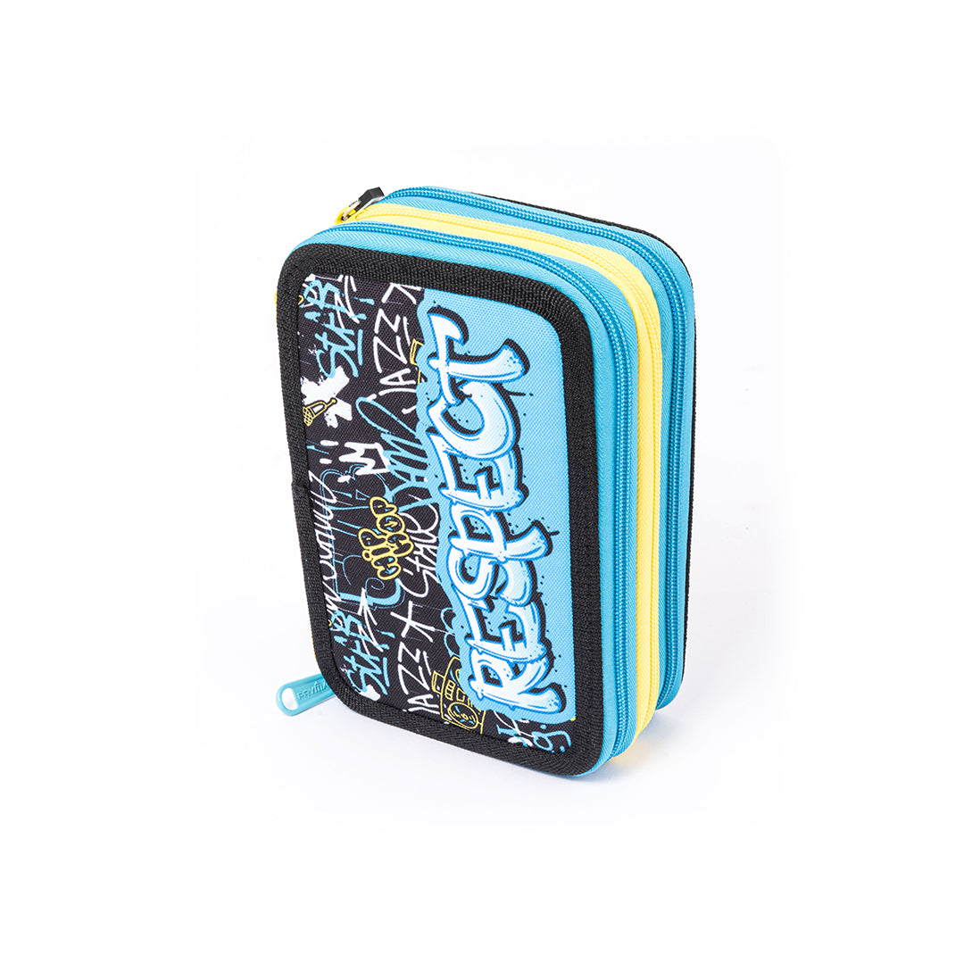 Astuccio a Tre Scomparti 3Zip Street