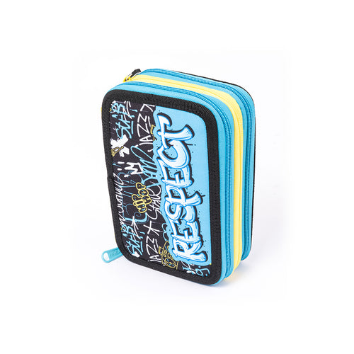 Astuccio a Tre Scomparti 3Zip Street