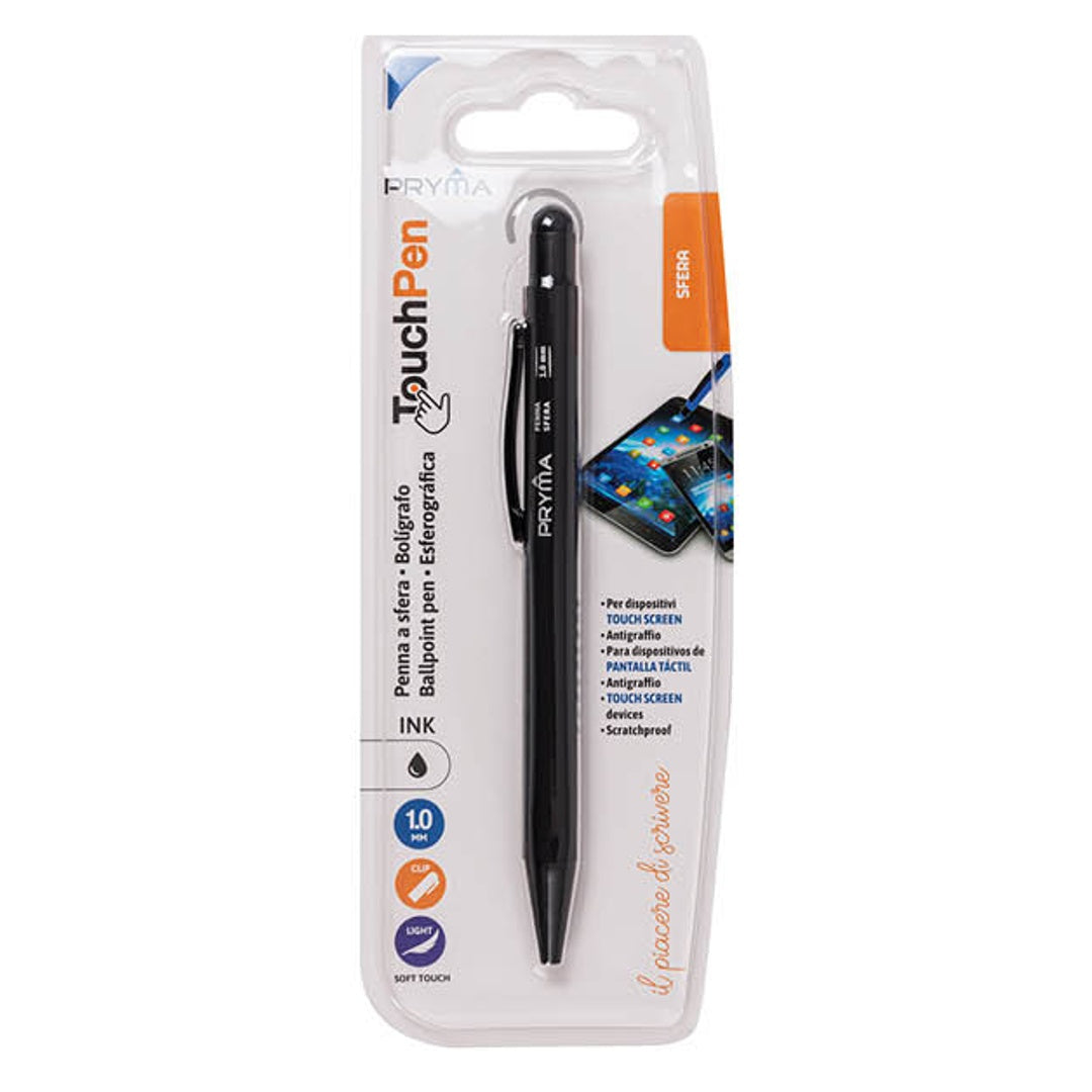 Penna a Sfera Touch Screen 1 mm – Nero