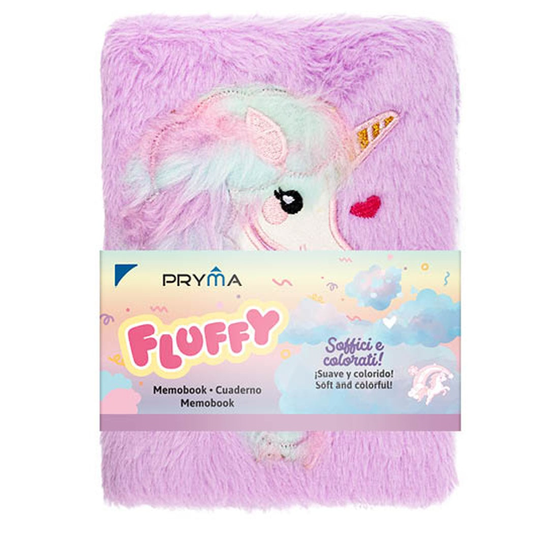 Linea Peluche Memobook A5 – Fantasie Unicorno Invio