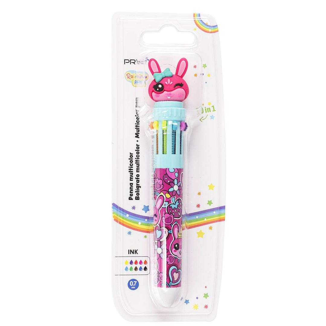Penna a Sfera Cancellabile Multicolore 10 in 1 – Bunny