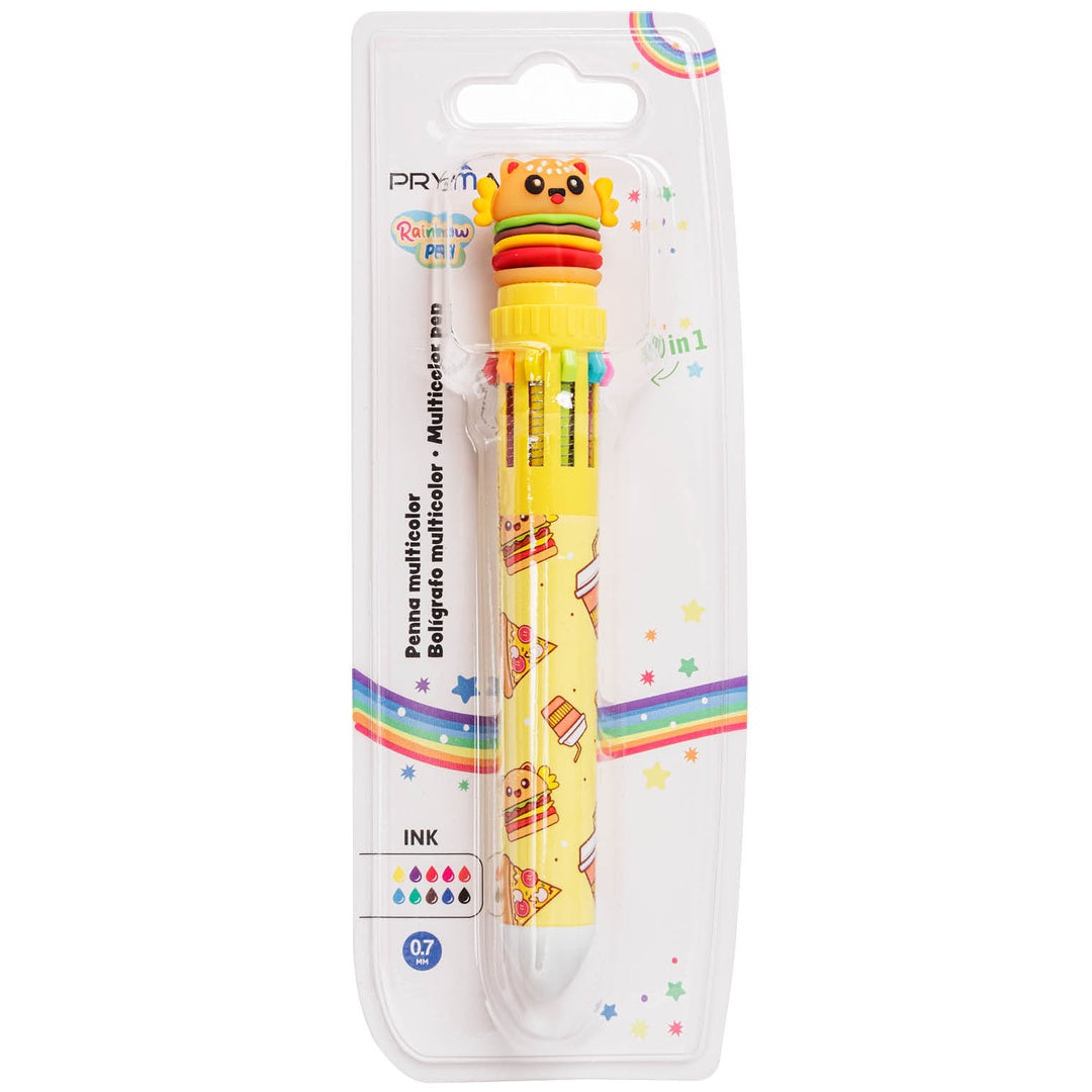 Penna a Sfera Cancellabile Multicolore 10 in 1 – Food