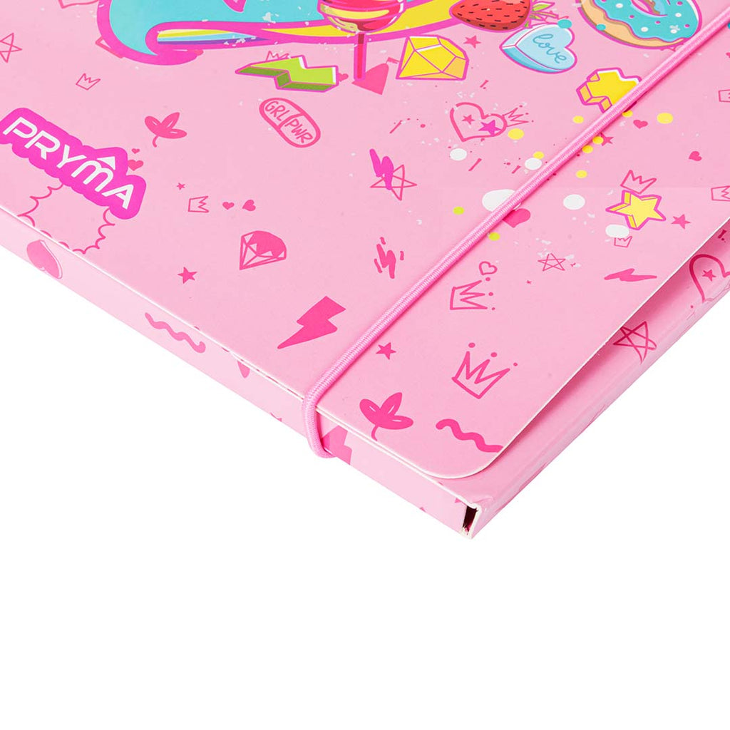 Linea Unicorno Cartellina 3 Lembi Tondo D1