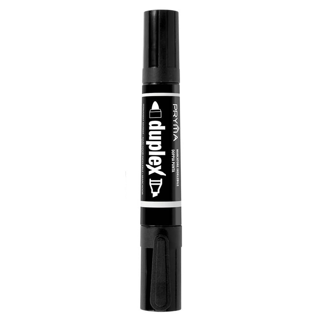 Marcatore Permanente Nero Doppia Punta 2-5/3 mm