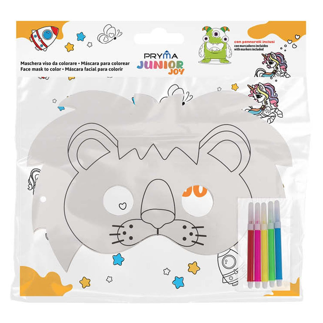 Occhiali da Colorare per Bambini – Leone