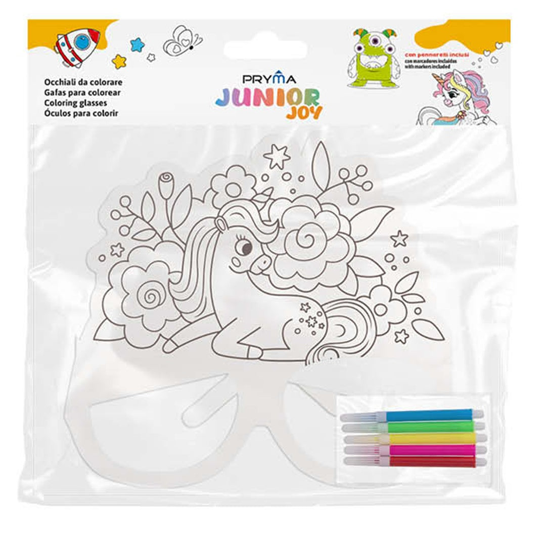 Occhiali da Colorare per Bambini