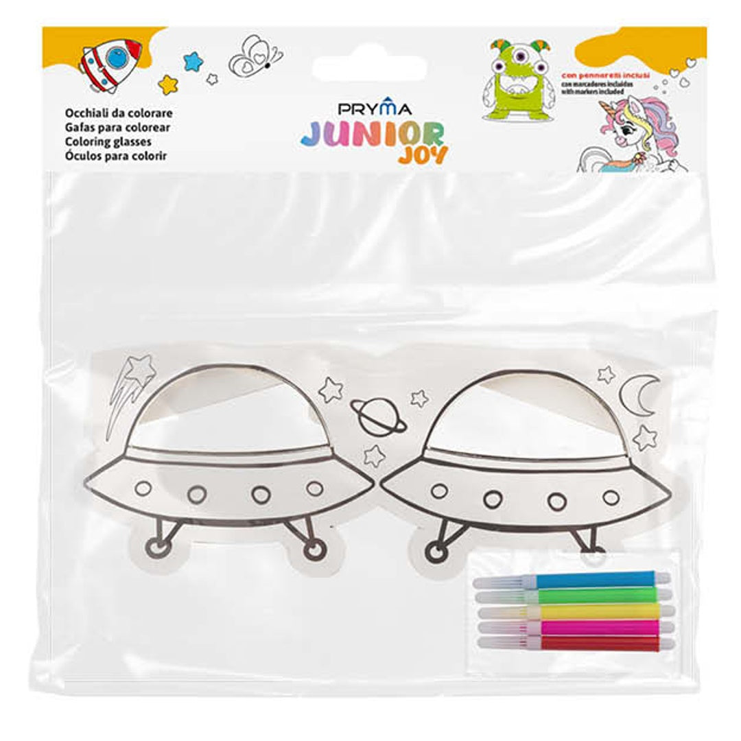 Occhiali da Colorare per Bambini – Ufo