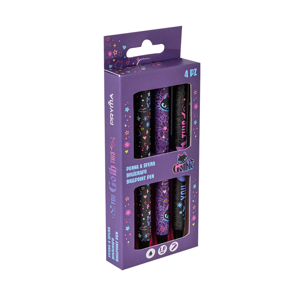 Linea Gothic Penna Sfera 1Mm 4 pz