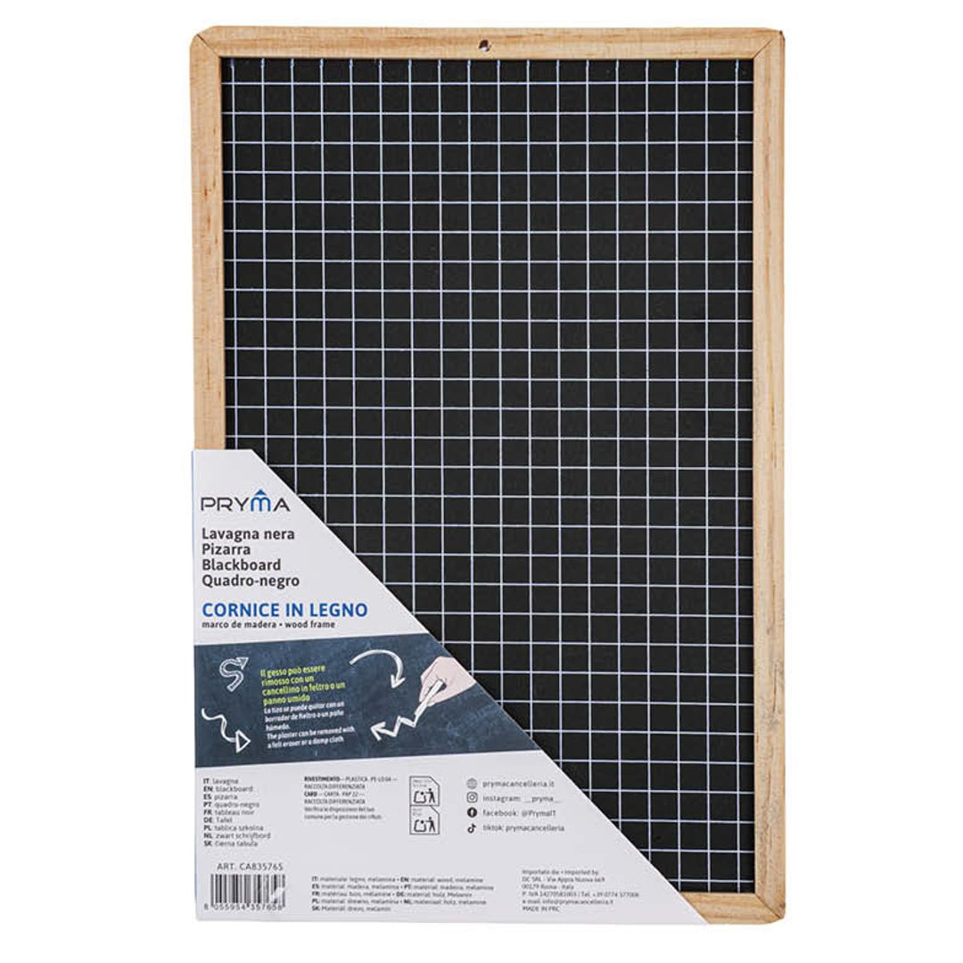 Lavagna Nera Quadrettata – 20x30