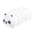 PRYMA Astuccio Peluche Kawaii – Design a Bruco Soffice, 25x8cm Bianco – Portapenne Creativo e Morbido per Scuola, Cancel