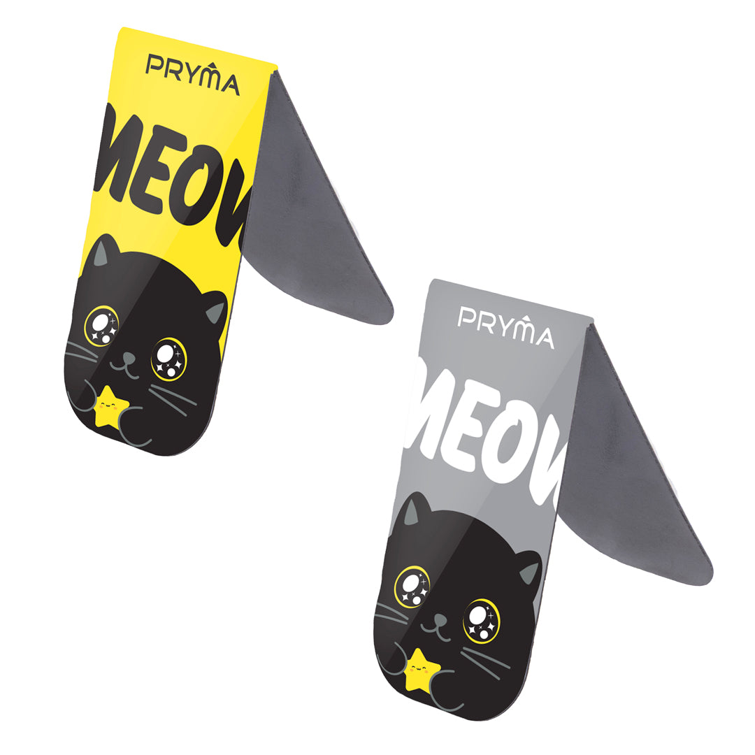 Linea Paw Segnalibri a Calamita (Set da 4 Pezzi) – Gatto Impronta
