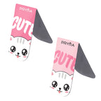 Linea Paw Segnalibri a Calamita (Set da 4 Pezzi) – Gatto "Cute"