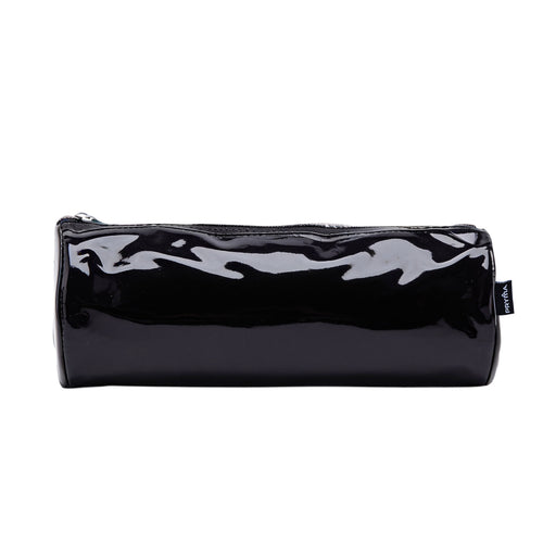 PRYMA Astuccio in PVC Trasparente, 21x8cm Nero – Portapenne Impermeabile e Resistente con Cerniera, Organizer Minimalist
