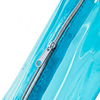 Astuccio in PVC Trasparente Blu – 21x5x7cm
