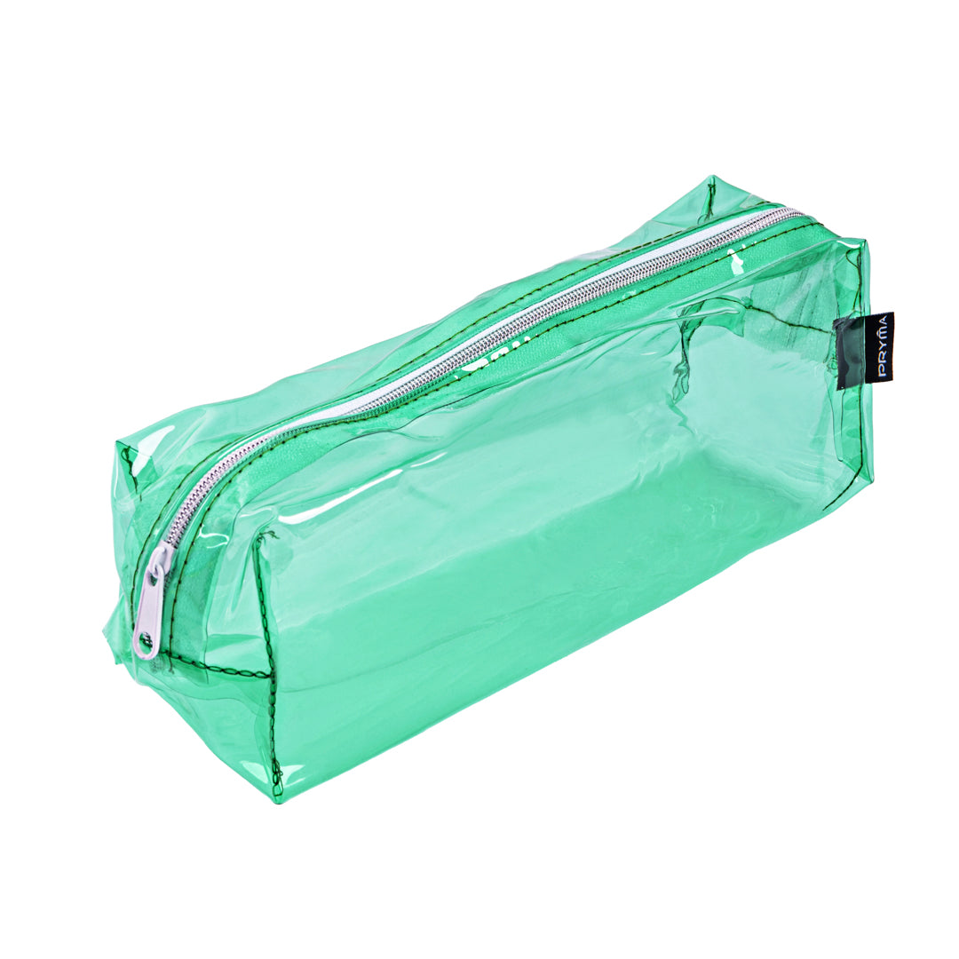 Astuccio in PVC Trasparente Verde – 21x5x7cm