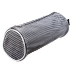 Astuccio Cilindrico in Tessuto Mesh Nero – 22x8cm