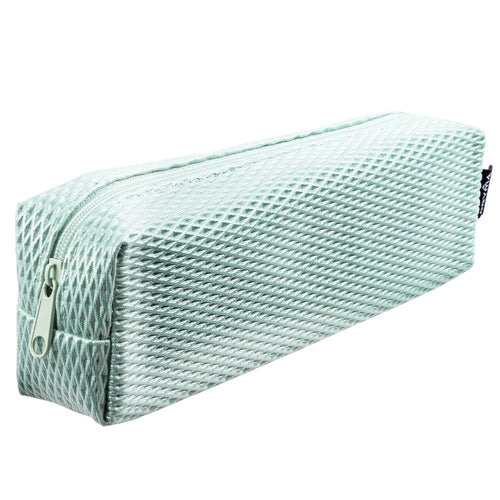 Astuccio Slim in Tessuto Mesh Celeste – 20x4.5x4.5cm