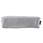 PRYMA Astuccio Slim in Tessuto Mesh Grigio, 20x4.5x4.5cm – Portapenne a Rete con Cerniera, Organizer Traspirante e Resis