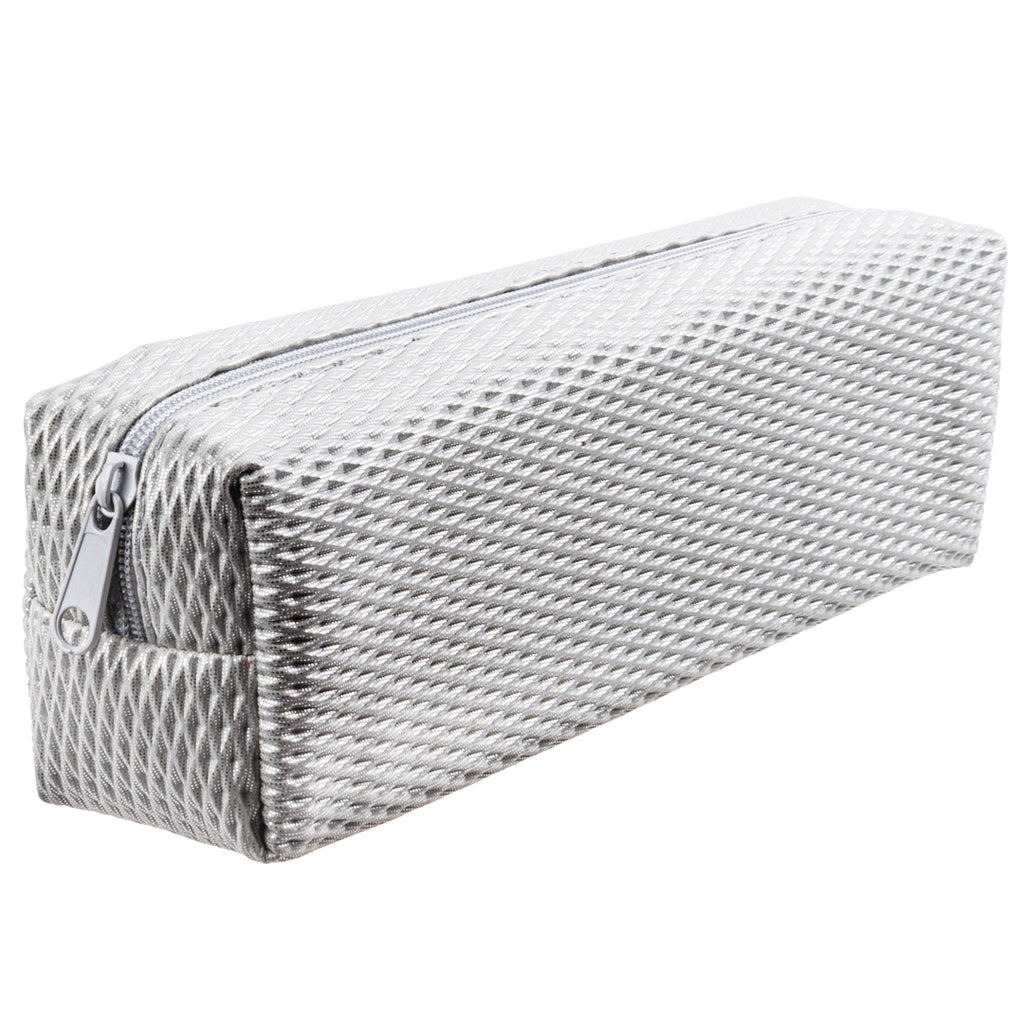Astuccio Slim in Tessuto Mesh Grigio – 20x4.5x4.5cm