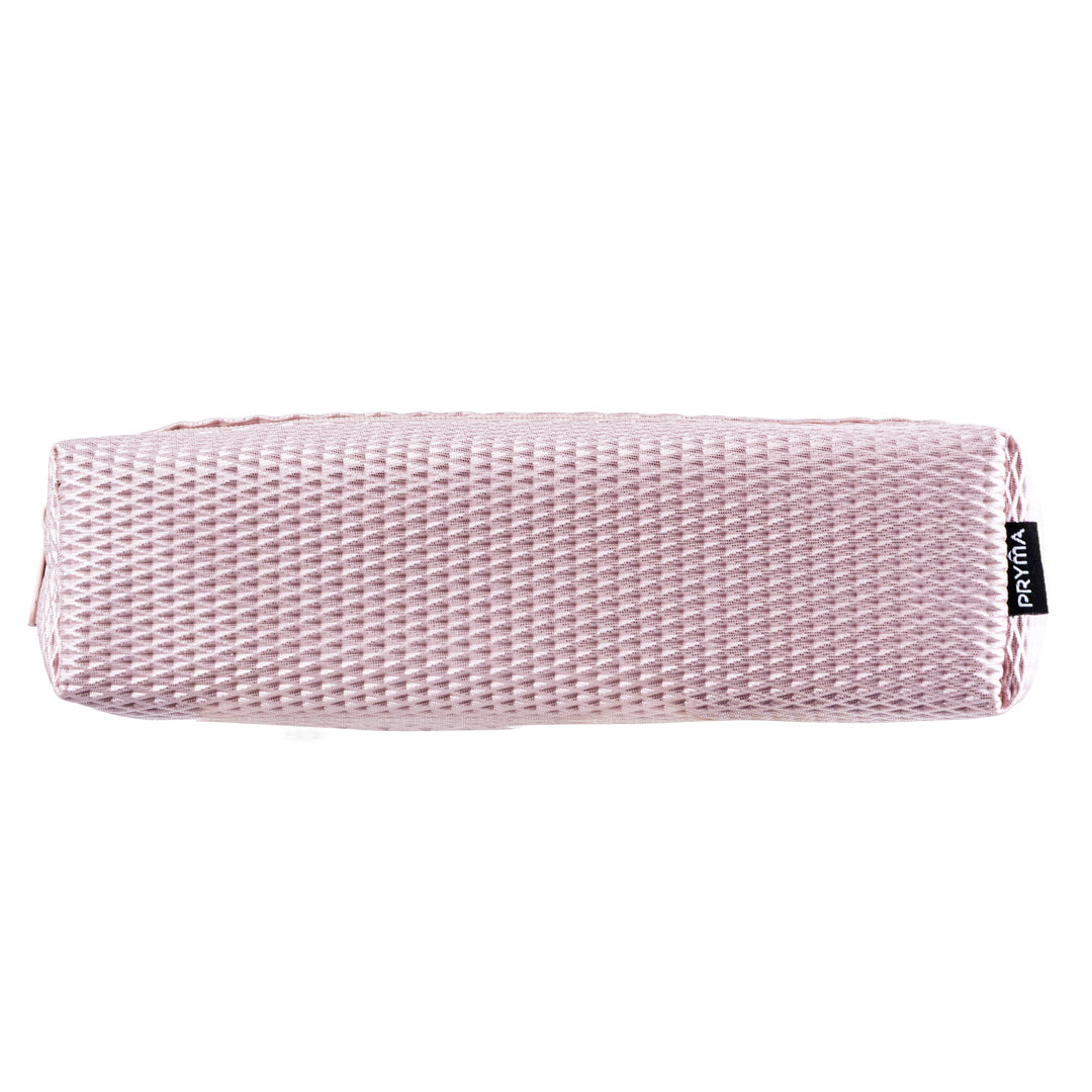 PRYMA Astuccio Slim in Tessuto Mesh Lilla, 20x4.5x4.5cm – Portapenne a Rete con Cerniera, Organizer Traspirante e Resist