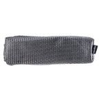 PRYMA Astuccio Slim in Tessuto Mesh Nero, 20x4.5x4.5cm – Portapenne a Rete con Cerniera, Organizer Traspirante e Resiste