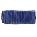 PRYMA Astuccio Slim in Tessuto Mesh Blu, 21x5x7cm – Portapenne a Rete con Cerniera, Organizer Traspirante e Resistente p