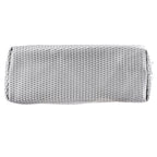 PRYMA Astuccio Slim in Tessuto Mesh Grigio, 21x5x7cm – Portapenne a Rete con Cerniera, Organizer Traspirante e Resistent