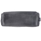 PRYMA Astuccio Slim in Tessuto Mesh Nero, 21x5x7cm – Portapenne a Rete con Cerniera, Organizer Traspirante e Resistente 