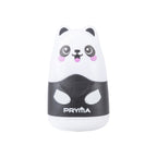 PRYMA Gomma e Temperino 1 Foro Kawaii Bianco (Panda) – Set 2-in-1 Doppia Funzione, Gomma per Cancellare con Temperamatit