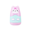 PRYMA Gomma e Temperino 1 Foro Kawaii Rosa (Gattino) – Set 2-in-1 Doppia Funzione, Gomma per Cancellare con Temperamatit