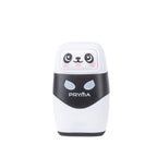 PRYMA Gomma e Temperino 2 Fori Kawaii Bianco (Panda) – Set 2-in-1 Doppia Funzione, Gomma per Cancellare con Temperamatit