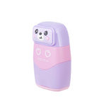 Gomma e Temperino 2 Fori Kawaii Lilla (Orsetto)