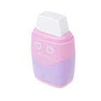 Gomma e Temperino 2 Fori Kawaii Lilla (Orsetto)