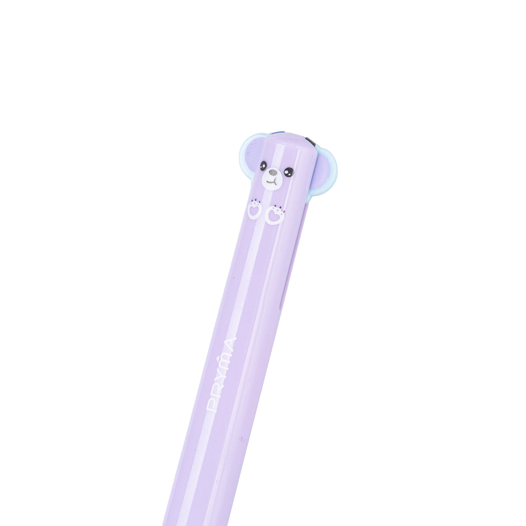 Penna a Sfera Bicolor Kawaii Viola e Azzurro (Orsetto Koala)